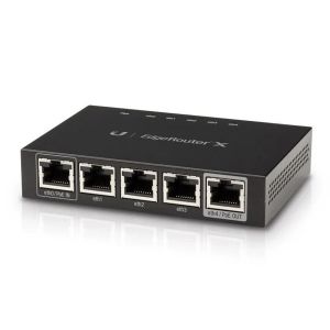 ROTEADOR EDGE ROUTER ER-X-BR 5PORT GIGABIT RJ45 POE IN/OUT - UBIQUITI