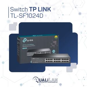 SWITCH 24P 10/100 RACKMOUNT - TL-SF1024D - TP-LINK