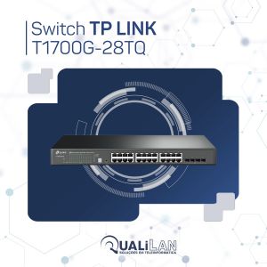 SWITCH 24P GIGABIT JETSTREAM L2 + 4P SFP+ 10GE T1700G-28TQ - TP-LINK