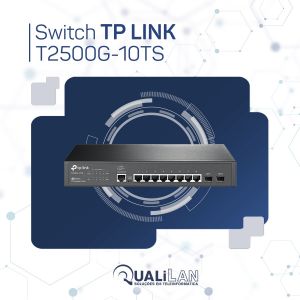 SWITCH 8P T2500G-10TS TL-SG3210 GERENCIAVEL 2SFP - TP-LINK
