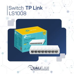 SWITCH 8P 10/100 PLUG PLAY DESKTOP - LS1008 - TP-LINK