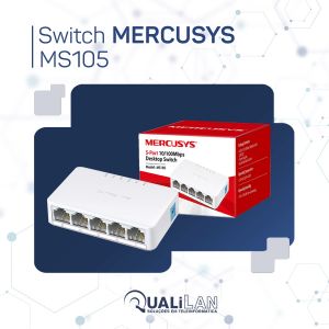 SWITCH DE MESA 5P 10/100 - MS105 - MERCUSYS By TP-LINK