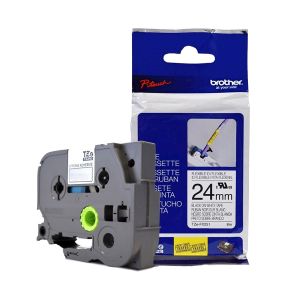 FITA 24MM FLEXIVEL - PRETO/BRANCO - TZEFX251