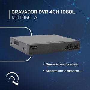 GRAVADOR DVR 4CH 1080L MTD041L0013 - MOTOROLA