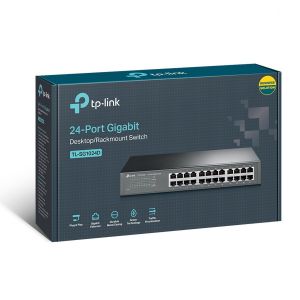 SWITCH 24P GIGABIT 10/100/1000 RACKMOUNT - TL-SG1024D - TP-LINK