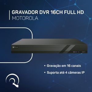 GRAVADOR DVR 16CH FULL HD ANALYTICS - MTD161F0013- MOTOROLA